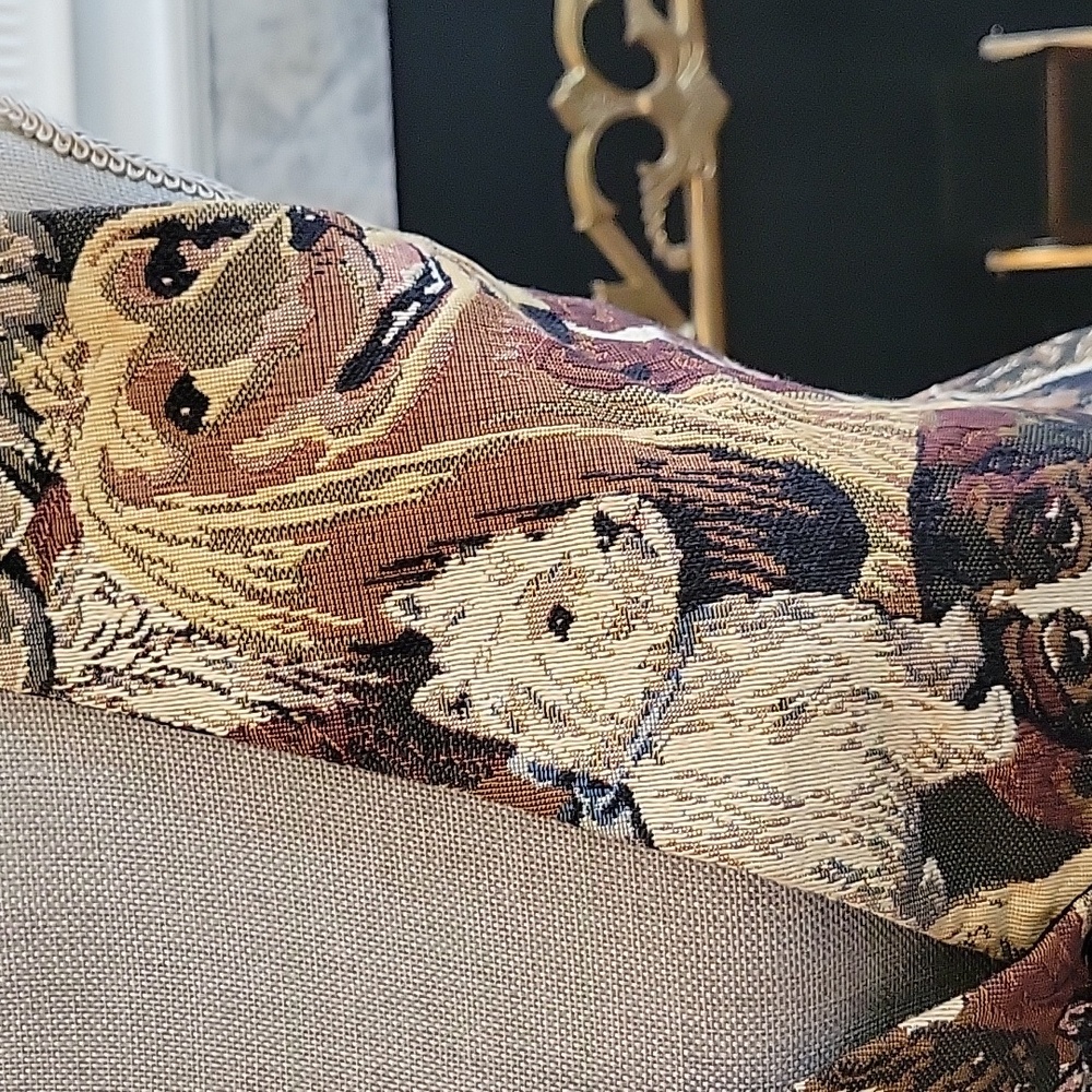 Vtg Tapestry Dog Vest - image 4